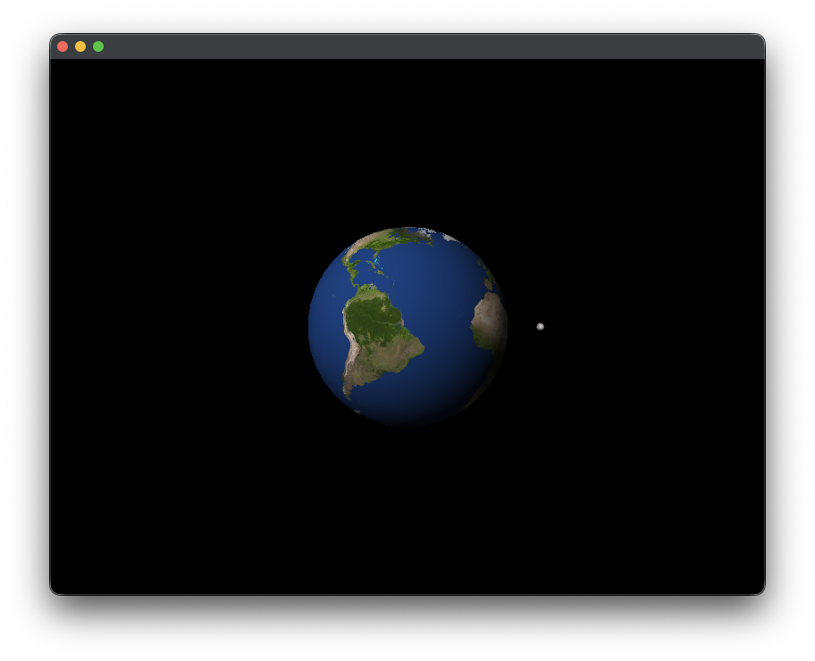 Screenshot of the simulator